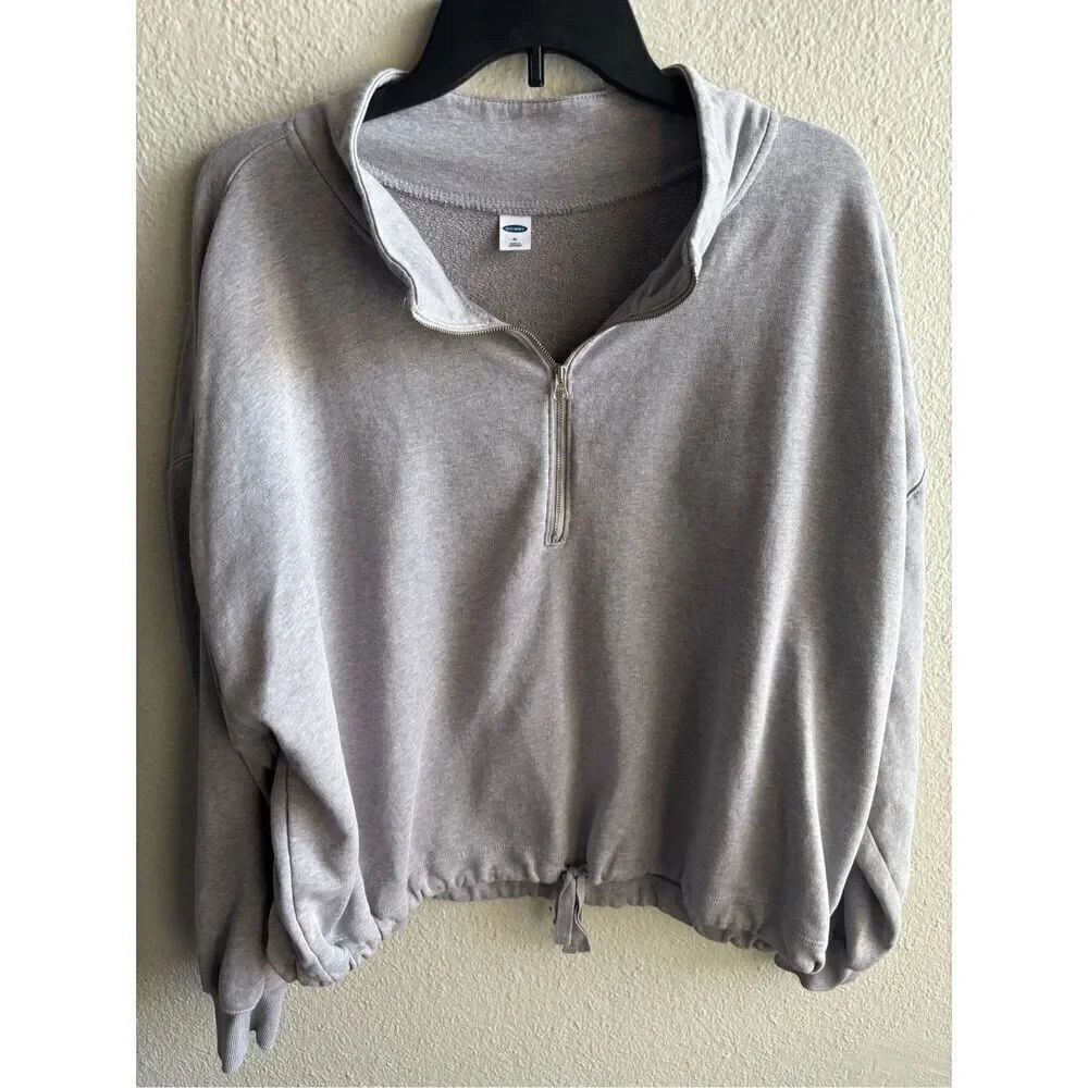 ❤️Old Navy 1/4 Zip Crop Sweatshirt